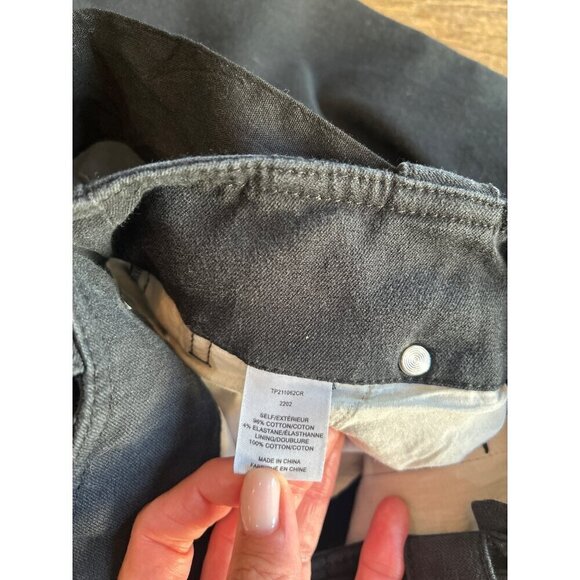 Derek Lam 10 Crosby Holland Utility Jeans Pants Black Womens Size 4 - Picture 10 of 10